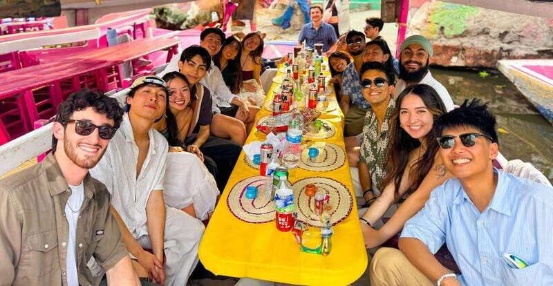 Xochimilco: Tequila tasting (unlimited) and cultural party on a boat - Games and karaoke: how the hosts keep everyone involved